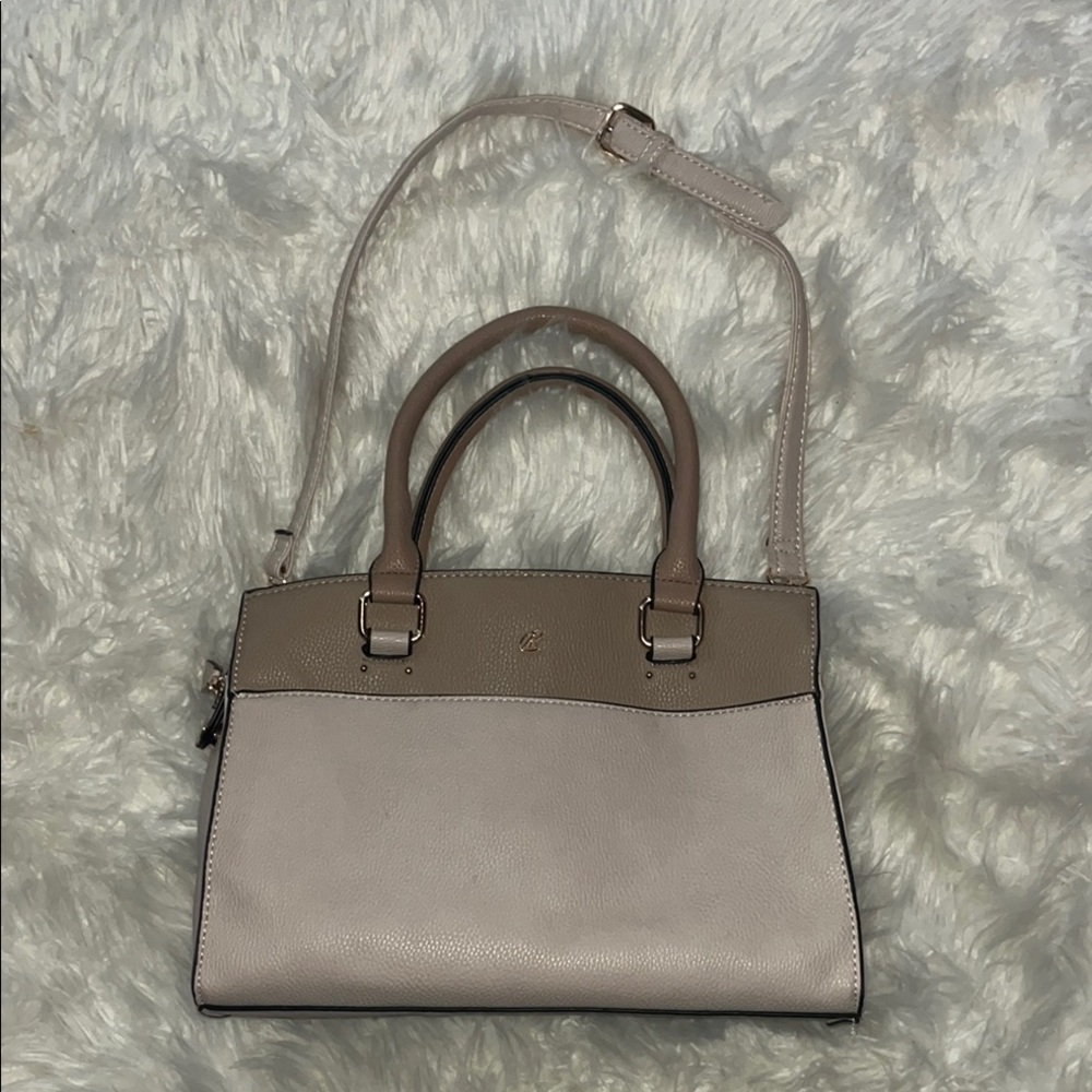 Kate & Alex Cuffaro Satchel Pebbled Faux Leather